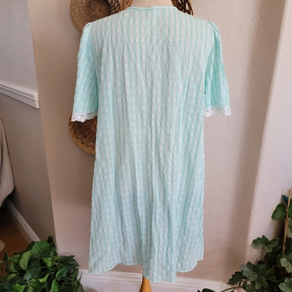 Vintage 1960 Texsheen Lingerie Robe SZ S - Picture 6 of 8